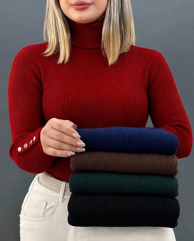 بلوفر یقه اسکی بلیز طرح Zara فری سایز